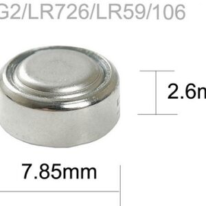 Batteria a Bottone 1,5V LR59 LR726 397 AG2
